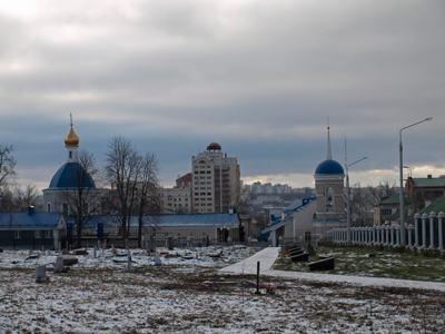 Николо-Иосафатовская церковь и вид на Белгород.
            Фото: Ярослав Блантер
