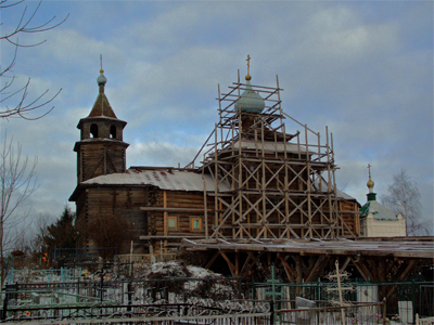 Покровская церковь в бывшем селе Высокое 
            (конец XVII—XVIII века). Фото: Ярослав Блантер