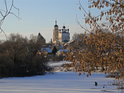 Борисоглебская церковь (1704, колокольня 1819).
            Фото: Ярослав Блантер