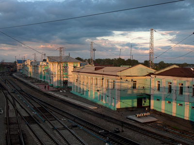 Панорама железнодорожного вокзала. Фото: Ярослав Блантер