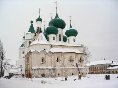 Авраамиев монастырь, Богоявленский собор (1553).
         Фото: Игорь Кербиков
